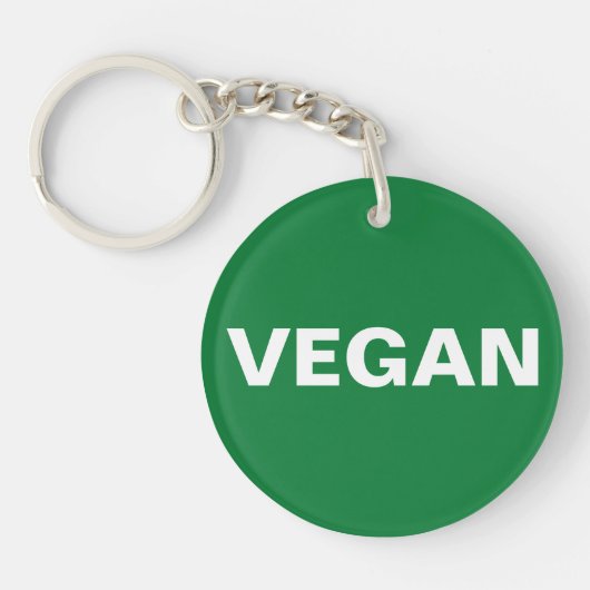 VEGAN SLEUTELHANGER (Voorkant)