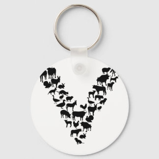 Vegan Sleutelhanger