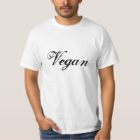 Vegan Slogan. Zwart-wit. Personaliseer