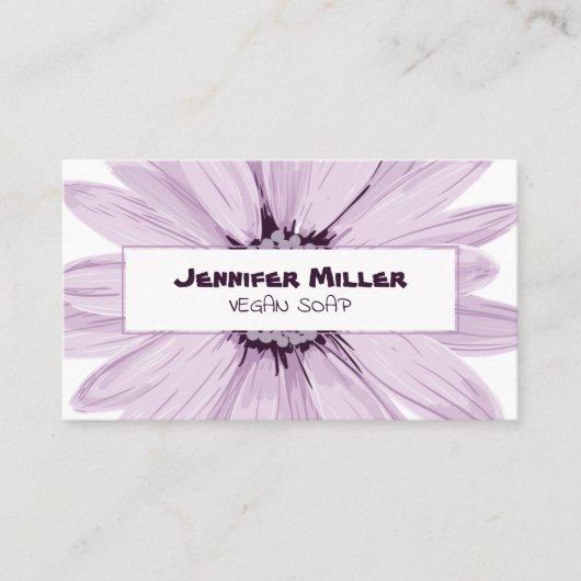 Vegan Soap Visitekaartje (Voorkant)