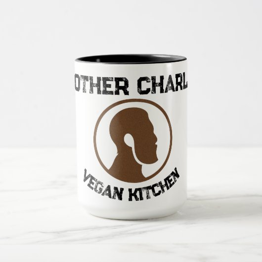 Vegan Soul Minimalistische gezondheid en welzijn Mok (Midden)