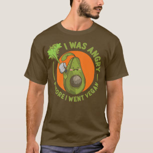 Vegan Soy Avocado Broccoli Plant based Lifestyle V T-shirt