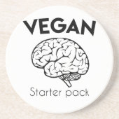 Vegan Starter Pack Zandsteen Onderzetter (Voorkant)