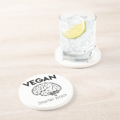 Vegan Starter Pack Zandsteen Onderzetter (Zijkant)