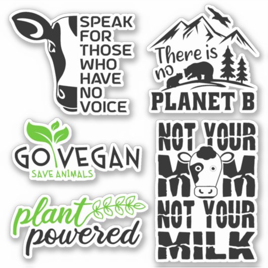 Vegan Sticker (Voorkant)