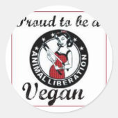 Vegan Sticker (Voorkant)