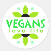 Vegan Sticker (Voorkant)