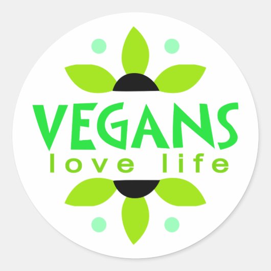 Vegan Sticker (Voorkant)