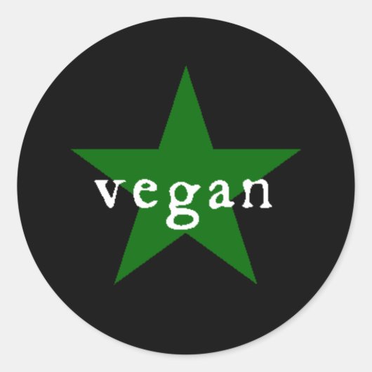 Vegan sticker (Voorkant)