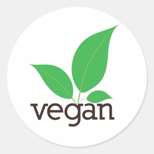 Vegan Sticker Labels (Voorkant)