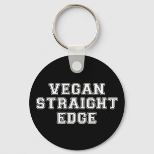 Vegan Straight Edge Sleutelhanger