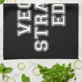 Vegan Straight Edge Theedoek (Gevouwen)