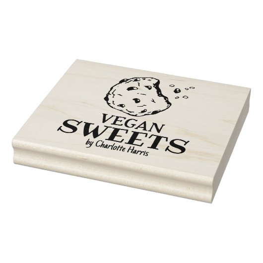 Vegan Sweets, Baking Rubberstempel (Stempel)