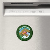 Vegan T-Rex - Veganism Humor Magneet (Insitu (Vaatwasser))