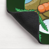 Vegan T-Rex - Veganism Humor Muismat (Hoek)