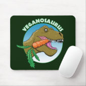 Vegan T-Rex - Veganism Humor Muismat (Met muis)
