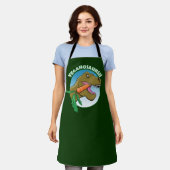 Vegan T-Rex - Veganism Humor Schort (Gedragen)