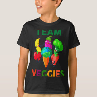 Vegan T-shirt kinderen jongens meisjes tiener vrou