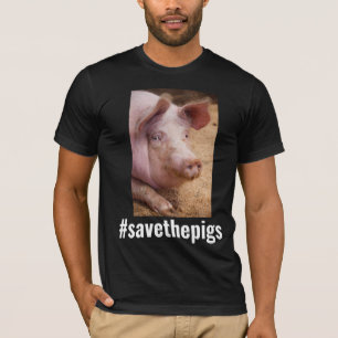 VEGAN T-SHIRTS, BEWAAR DE PIGS PIG-T - SHIRTS