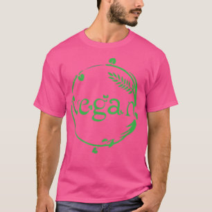 Vegan Tet Green laat vegetarisch vegetanisme over T-shirt