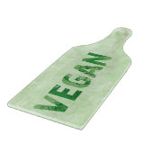 Vegan Text Happy quote - vorken Snijplank (Hoek)