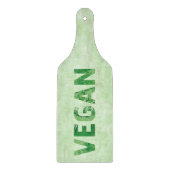 Vegan Text Happy quote - vorken Snijplank (Voorkant)