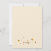 Vegan Thanksgiving Dinner Kaart (Achterkant)