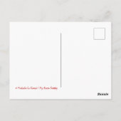 Vegan Thanksgiving Turkey Briefkaart (Achterkant)