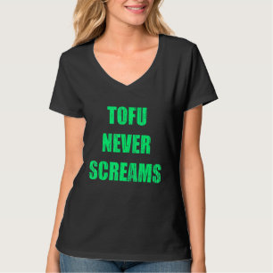 Vegan Tofu schildert nooit Plant T-shirt