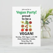 Vegan Trots dat ik Vegan ben Kaart (Staand voorkant)