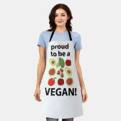 Vegan Trots dat ik Vegan ben Schort (Gedragen)