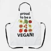 Vegan Trots dat ik Vegan ben Schort (Voorkant)