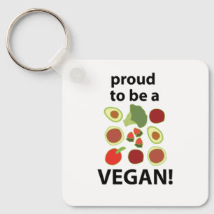 Vegan Trots dat ik Vegan ben Sleutelhanger