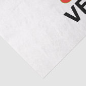 Vegan Trots dat ik Vegan ben Tissuepapier (Detail)