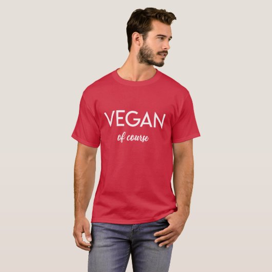 Vegan tshirt (Voorkant volledig)