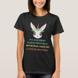 Vegan Unicorn   Plant gebaseerd   Activist T-shirt