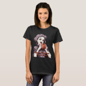 Vegan Vampire Funny Plant gebaseerde kleding T-shirt (Voorkant volledig)