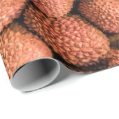 Vegan van Lychees of Litchi-vruchten en vegetarisc Cadeaupapier (Rol Hoek)