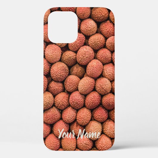 Vegan van Lychees of Litchi-vruchten en vegetarisc Case-Mate iPhone Case (Achterkant)