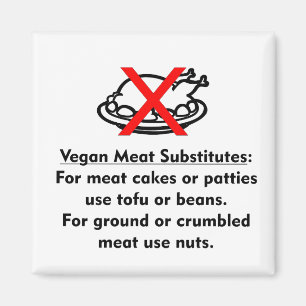 Vegan Vat Substitutes Magneet