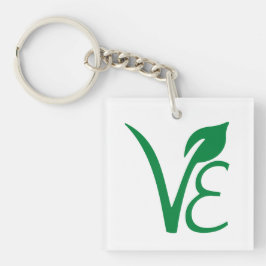 Vegan VE-symbool Sleutelhanger