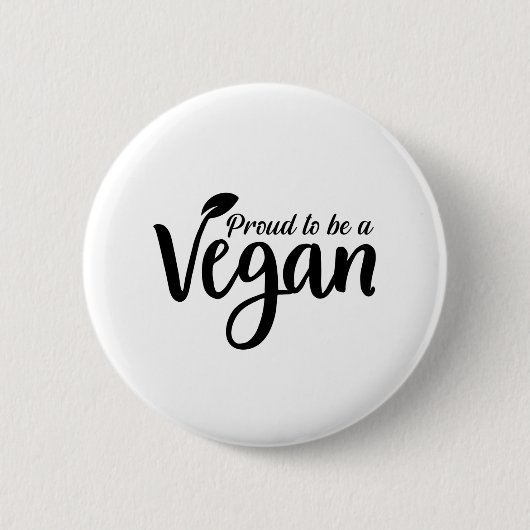 Vegan | Veganism Animal Welfare Vegan Gift Idea Ronde Button 5,7 Cm (Voorkant)