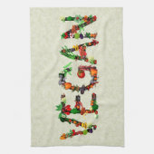 Vegan Vegetables Theedoek (Verticaal)