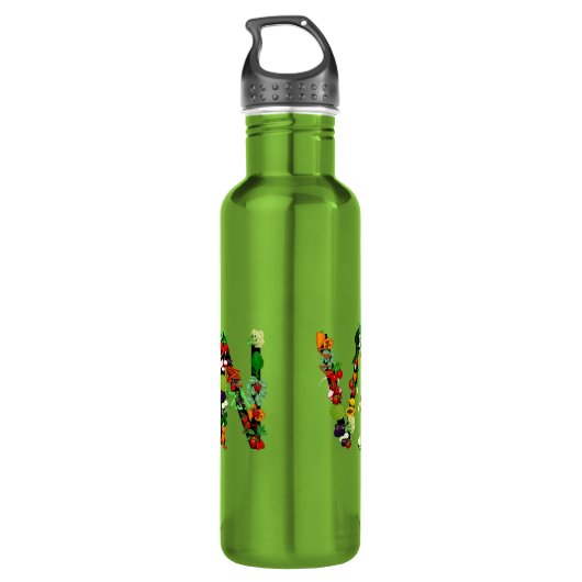 Vegan Vegetables Waterfles (Achterkant)