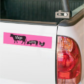 Vegan Vegetarian Animal Rights Bumpersticker (Op Truck)