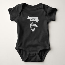 Vegan Vegetarian Baby Romper Playsuit suit