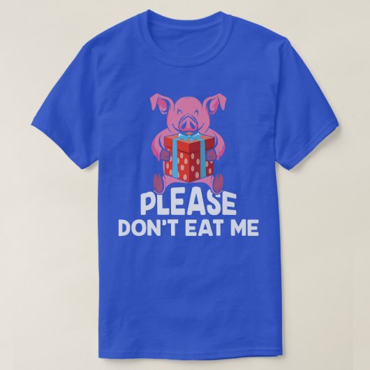 Vegan Vegetarian Fan Veggie Dierenvriend Pig Premi T-shirt (Design voorkant)