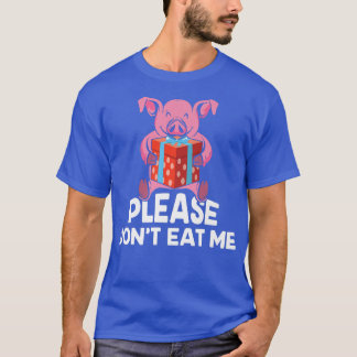 Vegan Vegetarian Fan Veggie Dierenvriend Pig Premi T-shirt