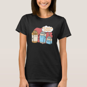 Vegan Vegetarian Food Vegans Soy Milk moet Span zi T-shirt