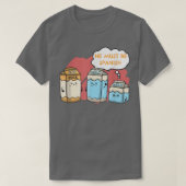 Vegan Vegetarian Food Vegans Soy Milk Must Be Span T-shirt (Design voorkant)